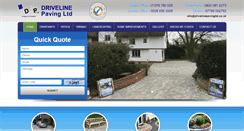 Desktop Screenshot of drivelinepavingltd.co.uk