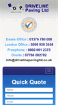 Mobile Screenshot of drivelinepavingltd.co.uk
